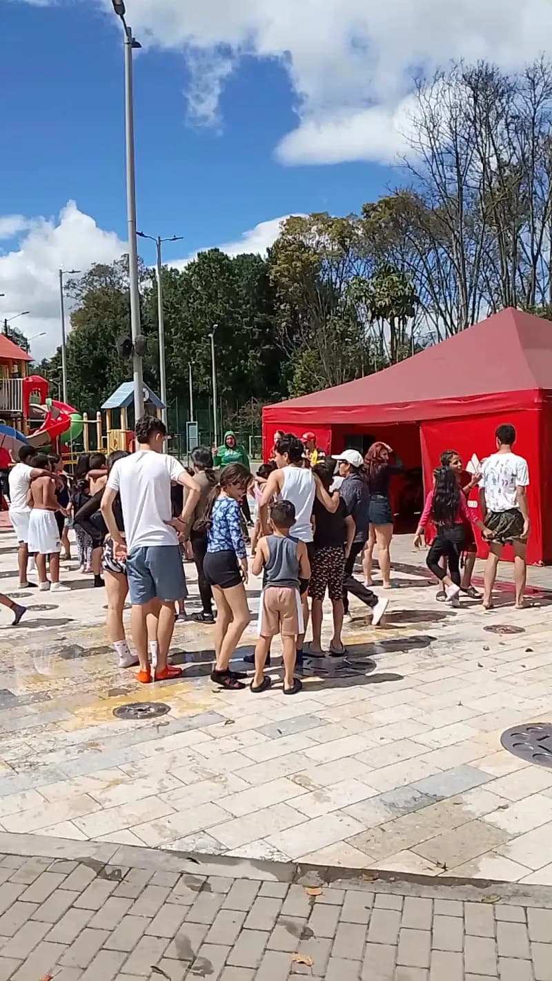 View of Ciudad de los Niños Park in Bogota, BOG