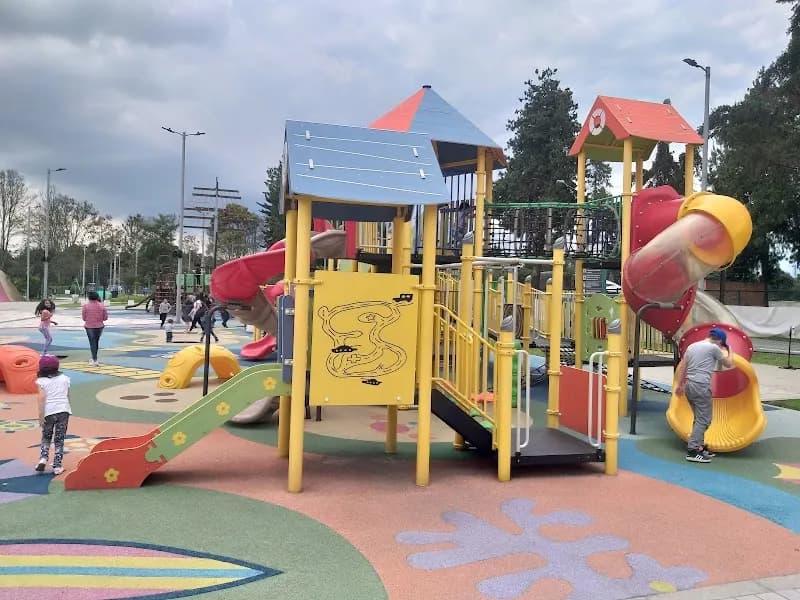 View of Ciudad de los Niños Park in Bogota, BOG