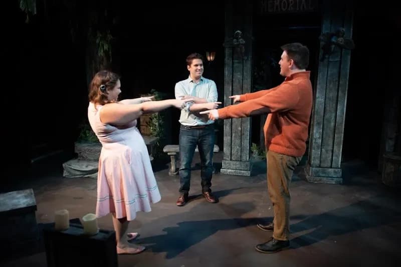 View of Clague Playhouse Community Theater in North Olmsted, OH