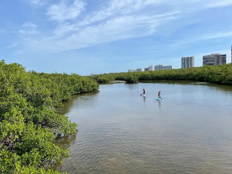 View of Clam Pass Park in Naples, FL