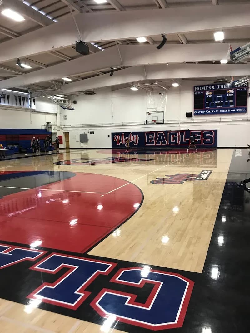 View of Clayton Valley Charter High School in Concord, CA