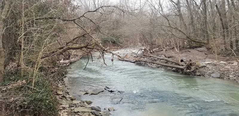 View of Clear Creek Greenway Trail Head (Access Parking) in Shelbyville, KY
