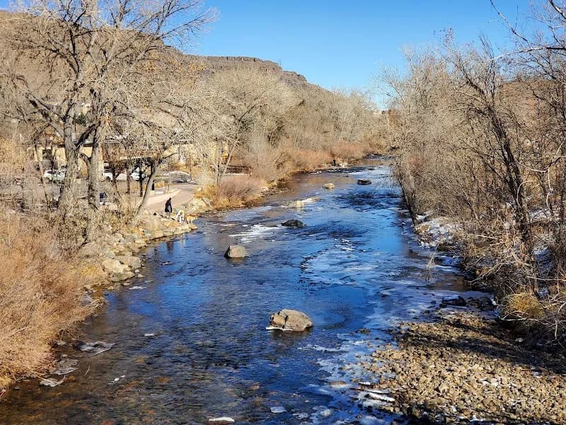 View of Clear Creek White Water Park in Golden, CO