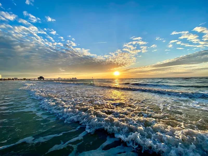 View of Clearwater Beach in Tampa, FL