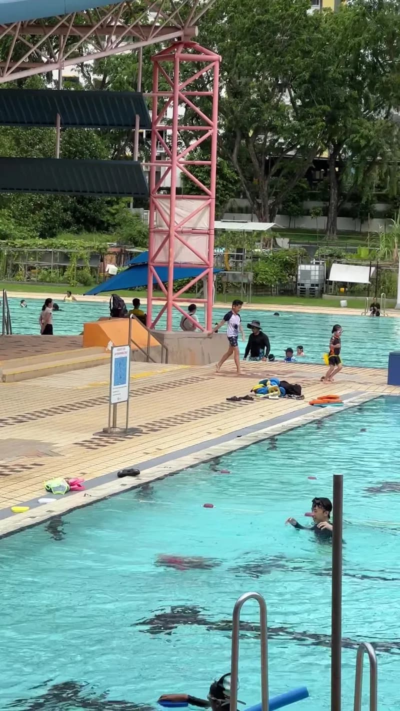 View of Clementi Swimming Complex in Clementi, SG