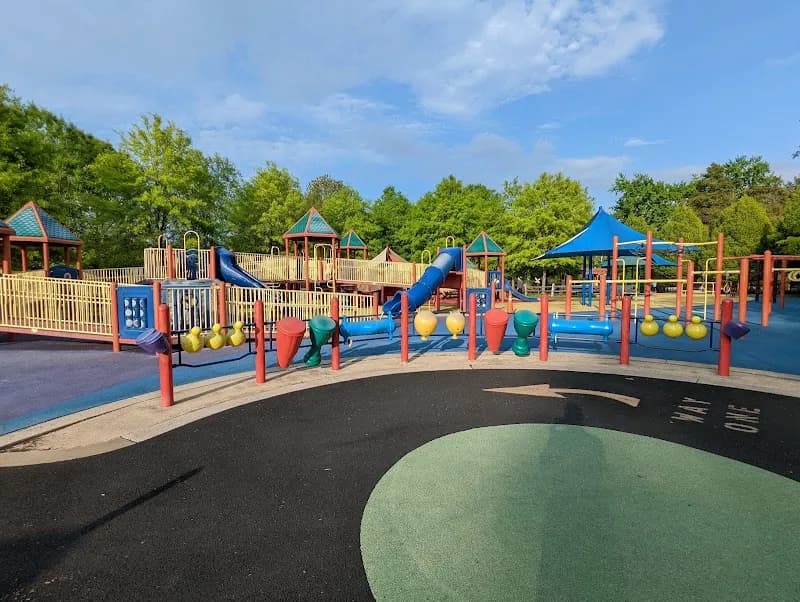 View of Clemyjontri Park in Washington DC, DC