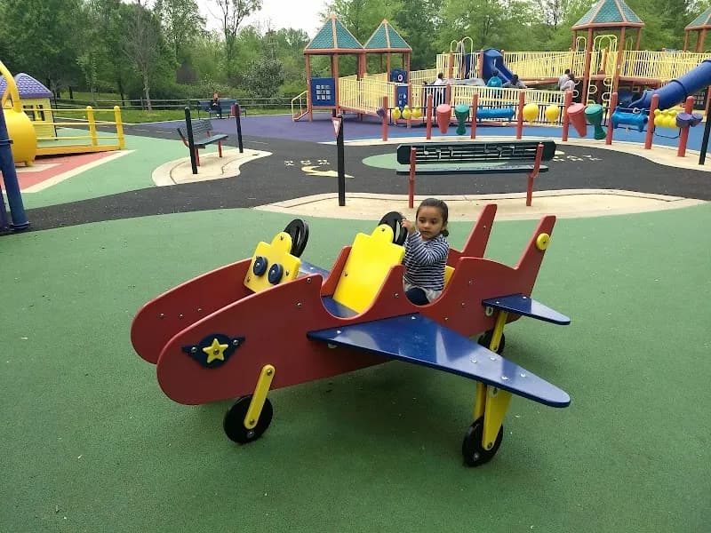 View of Clemyjontri Park in Washington DC, DC