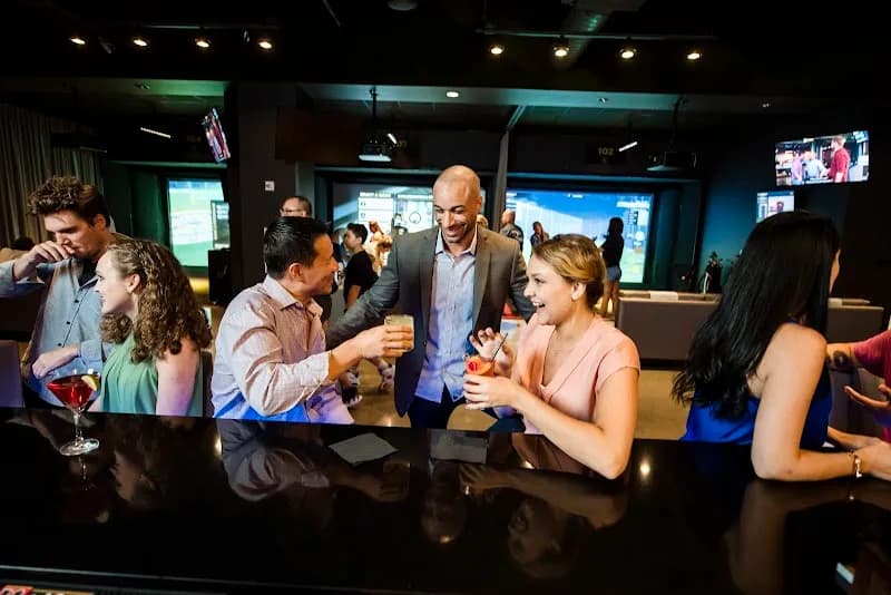 View of Cleveland Street Market Topgolf Swing Suite in Clearwater, FL