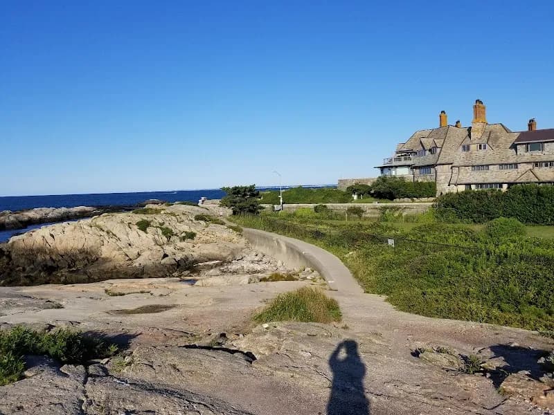 Cliff Walk route in Newport, RI