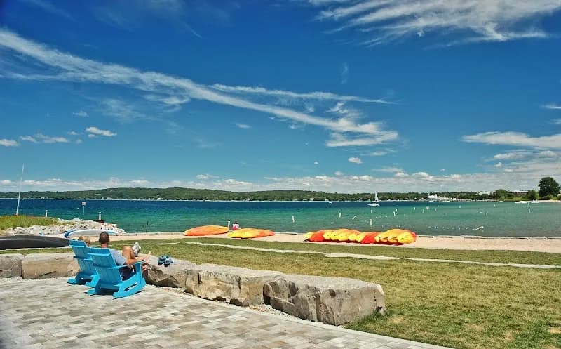 View of Clinch Park in Traverse City, MI