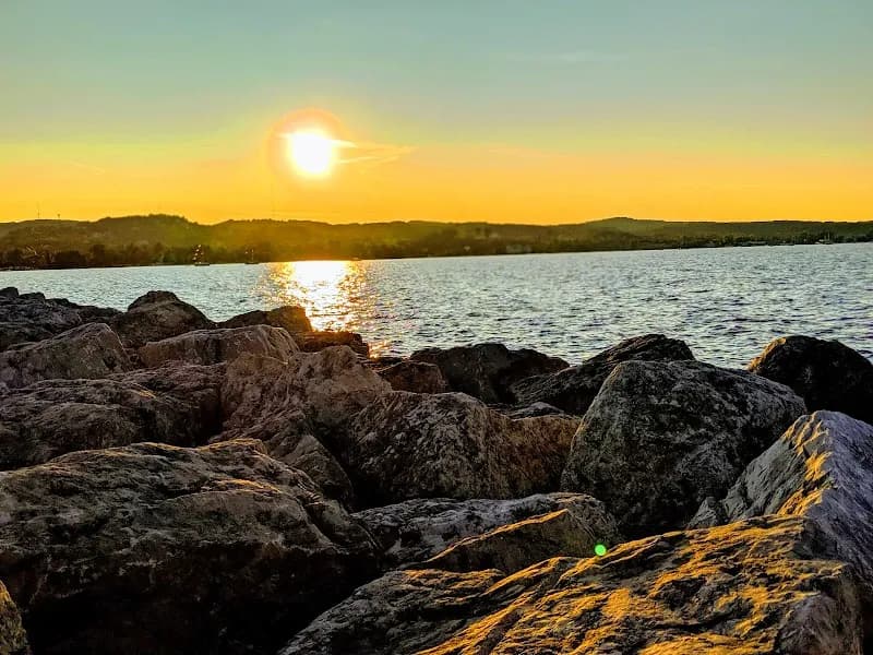 View of Clinch Park in Traverse City, MI