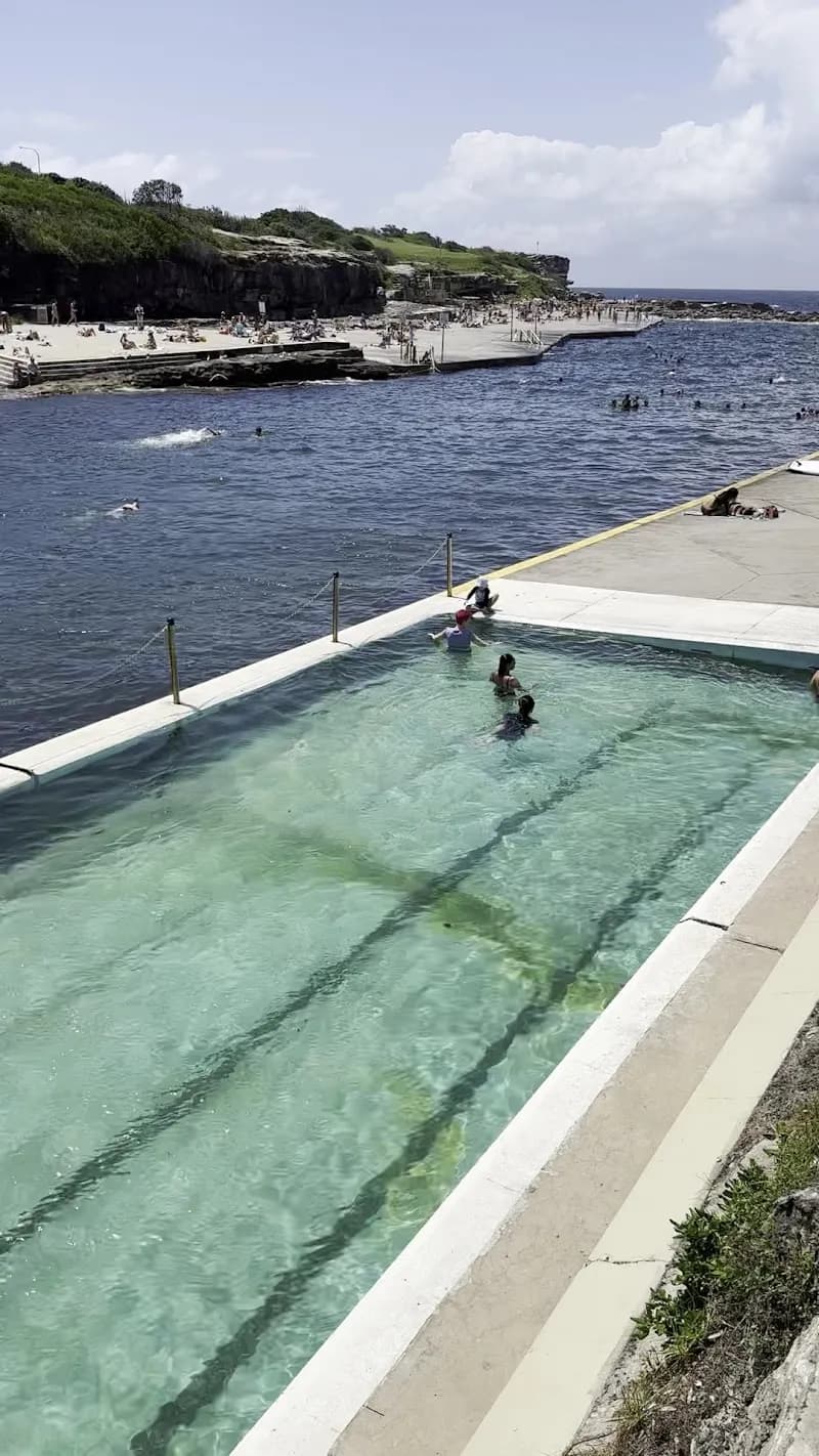 View of Clovelly Pool in Coogee, NSW