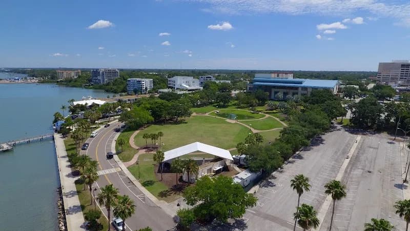 View of Coachman Park in Clearwater, FL