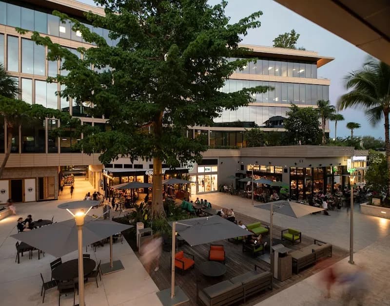 View of CocoWalk in Coconut Grove, FL