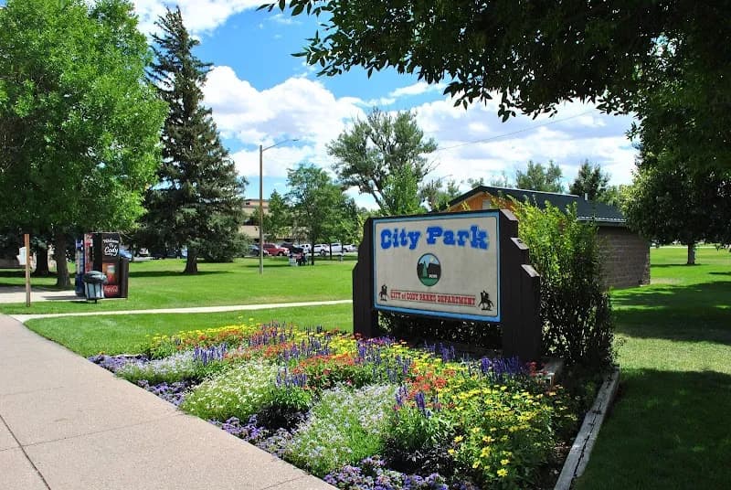 View of Cody City Park in Cody, WY