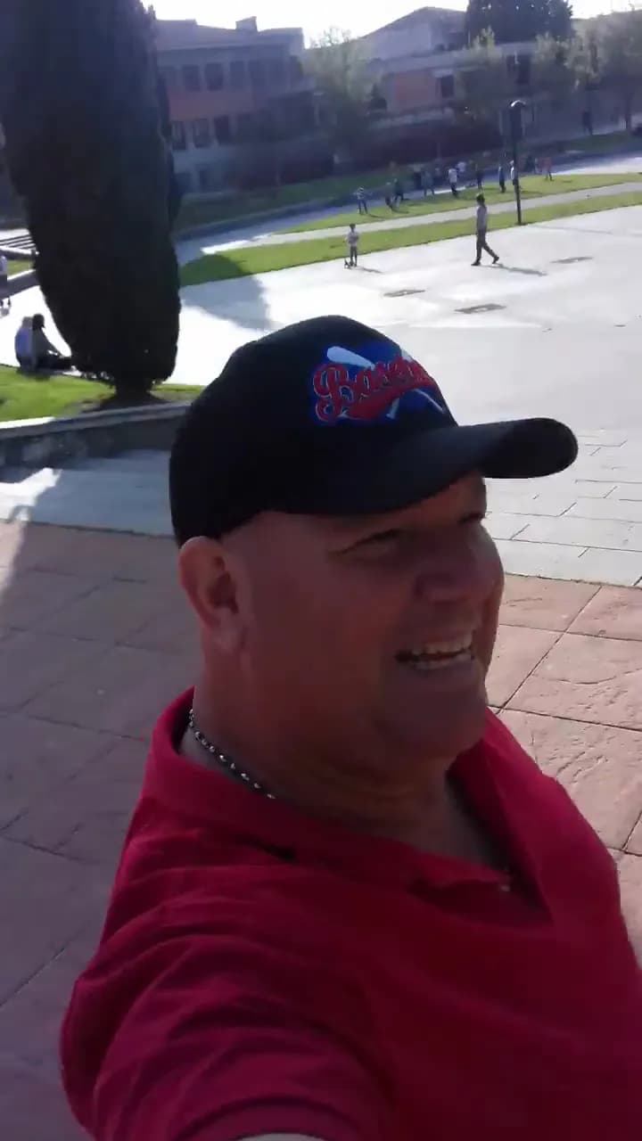 View of Colón Park in Majadahonda, Madrid