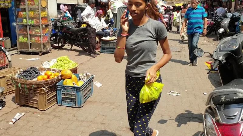 View of Colaba Market in Mumbai, MH