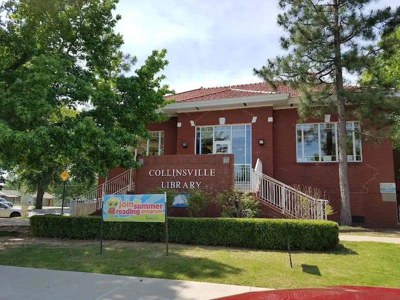 View of Collinsville Public Library in Collinsville, OK