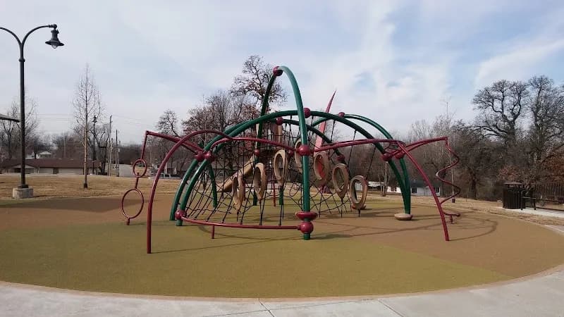 View of Collinsville Splash Pad at City Park in Collinsville, OK