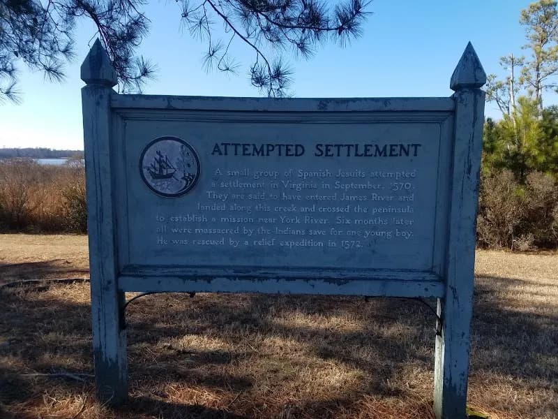 Colonial National Historical Parkway route in Yorktown, VA