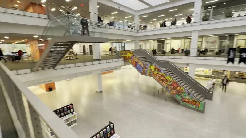 View of Columbus Metropolitan Library in Columbus, OH