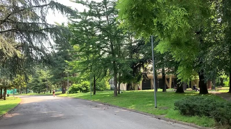 View of Communal Sports Center in San Donato Milanese, Lombardy