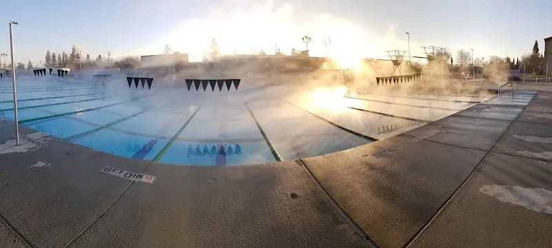 View of Community Swim Center in Woodland, CA