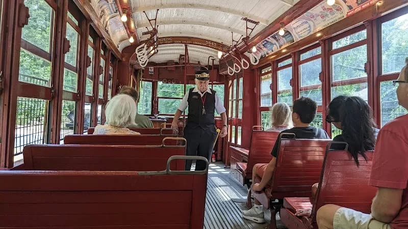 View of Connecticut Trolley Museum in Hartford, CT
