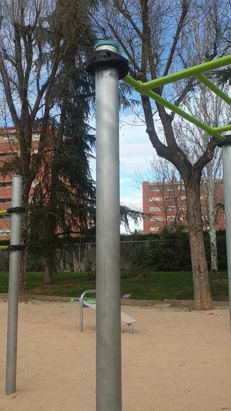 View of Constitución Park in Fuenlabrada, Madrid