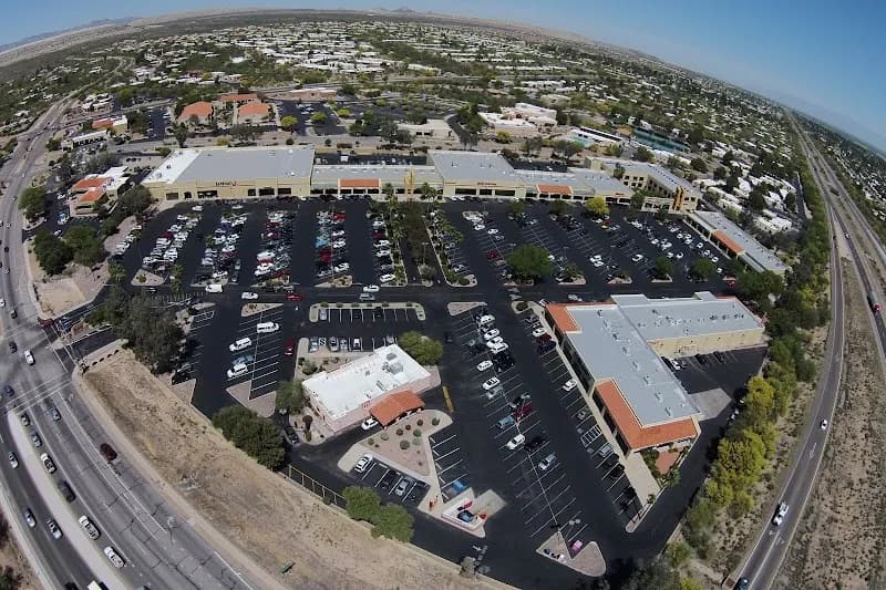 View of Continental Shopping Plaza in Green Valley, AZ