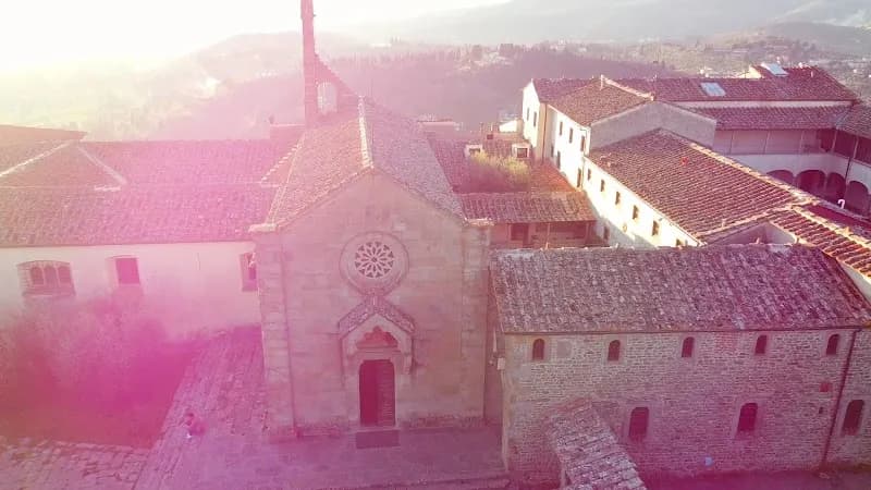 View of Convent San Francesco in Fiesole, Tuscany