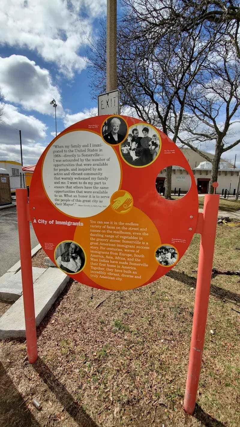 View of Conway Park in Somerville, MA