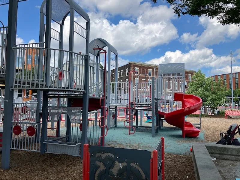 View of Conway Park in Somerville, MA