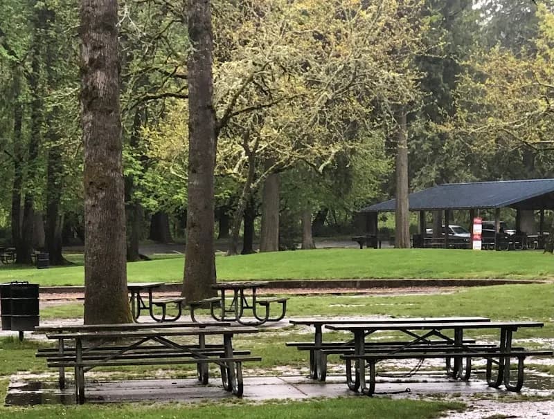 View of Cook Family Park in Lake Oswego, OR