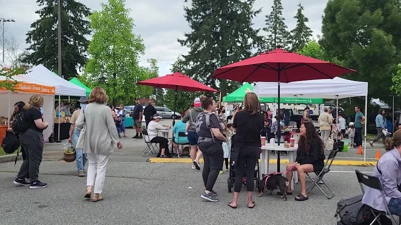 View of Coquitlam Farmers Market in Coquitlam, BC