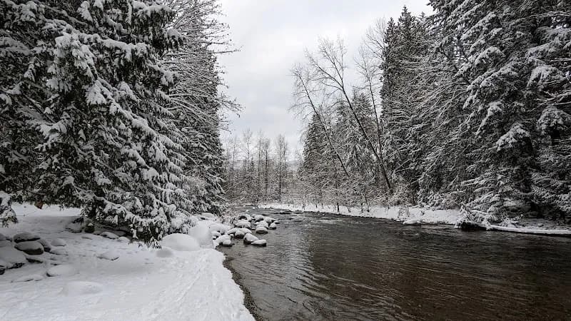 Coquitlam River Trail route in Port Coquitlam, BC
