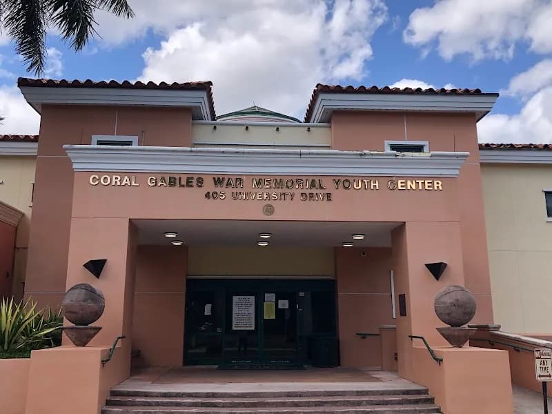 View of Coral Gables War Memorial Youth Center in Coral Gables, FL
