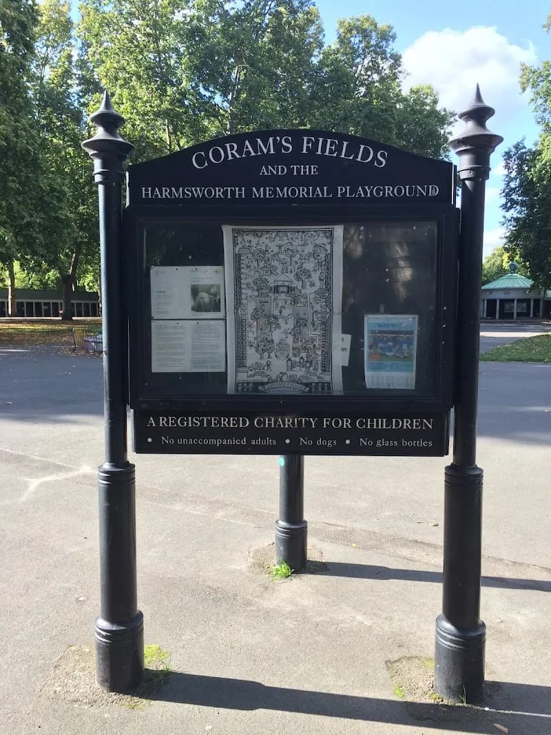 View of Coram's Fields in London, LDN