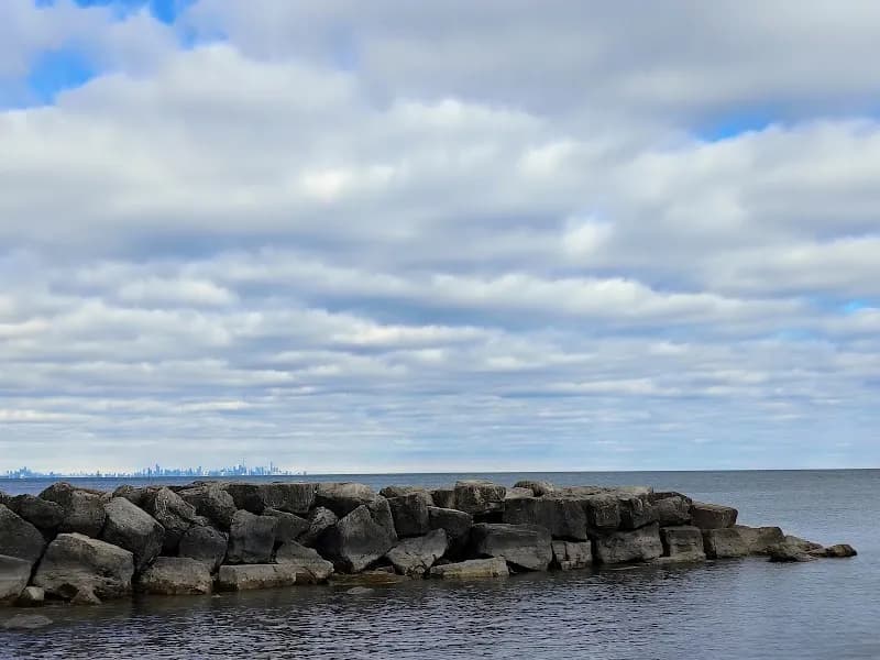 View of Coronation Park in Oakville, ON