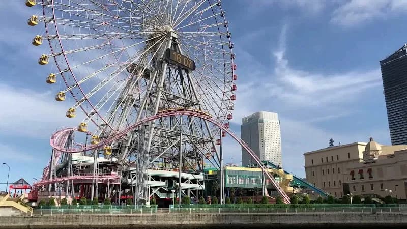 View of Cosmo Clock 21 in Yokohama, YH
