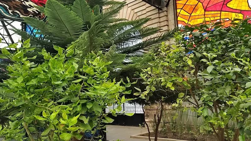 View of Cosmovitral in Toluca, Edomex