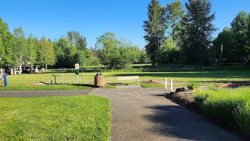 View of Cottage Lake Park in Woodinville, WA