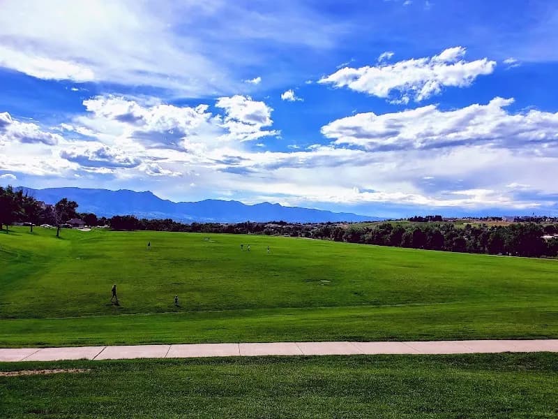View of Cottonwood Creek Park in Colorado Springs, CO