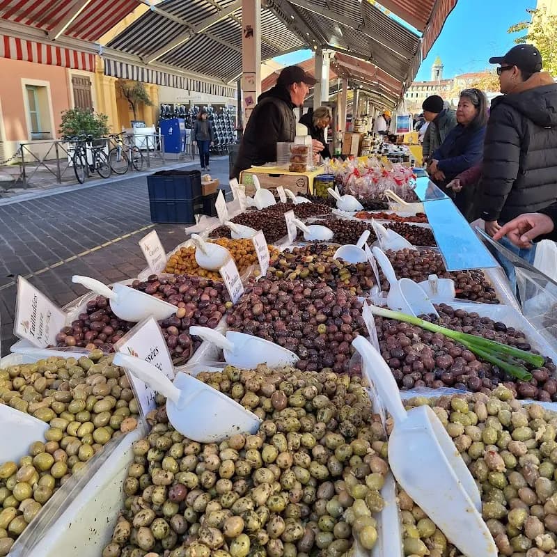 View of Cours Saleya in Cagnes-sur-Mer, PACA