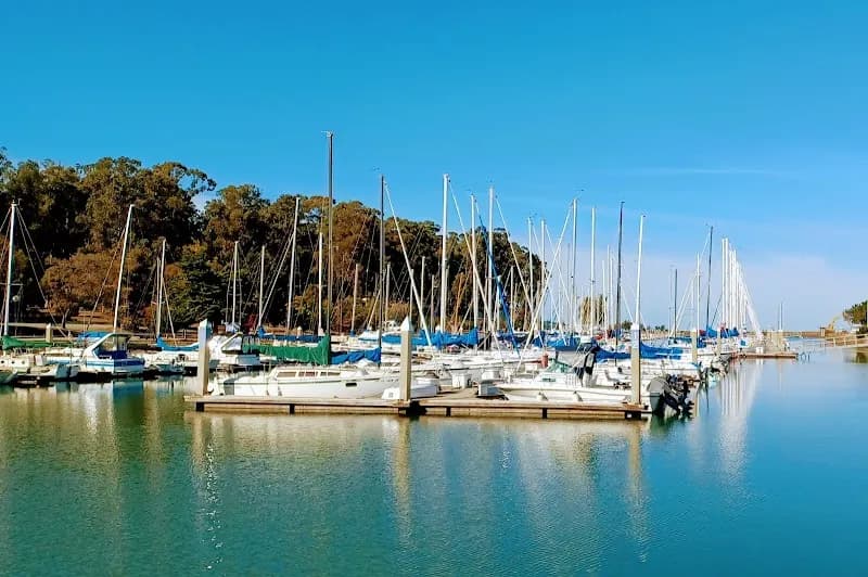 View of Coyote Point Recreation Area in San Mateo, CA