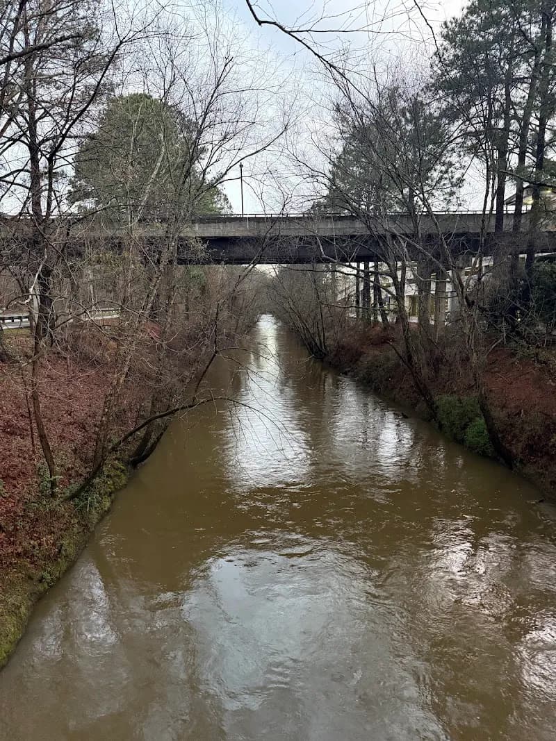 Crabtree Creek Trail route in Crabtree Valley, NC