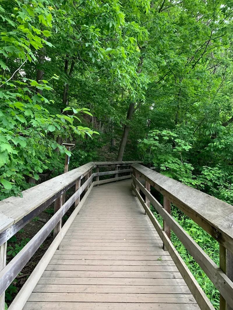 View of Credit River Trail System in Streetsville, ON