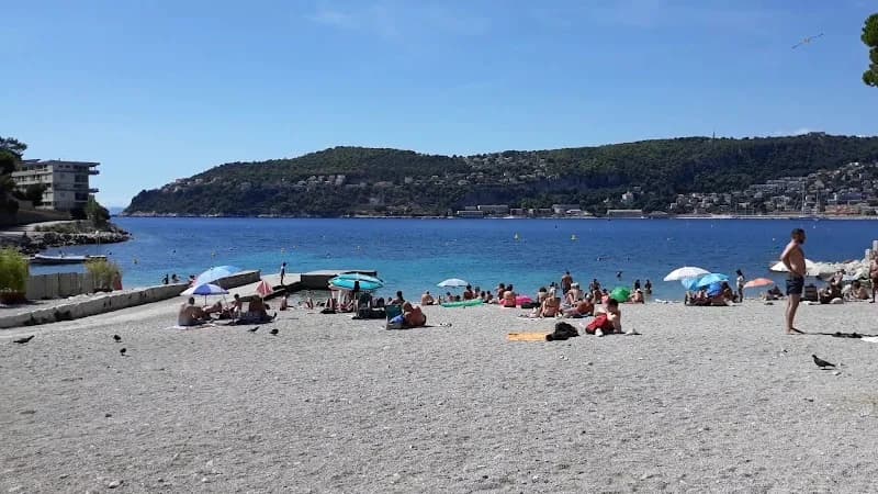 View of Crepe Stand by Plage Paloma in Saint-Jean-Cap-Ferrat, PACA