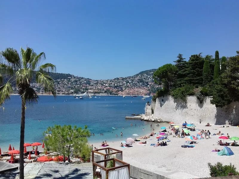 View of Crepe Stand by Plage Paloma in Saint-Jean-Cap-Ferrat, PACA