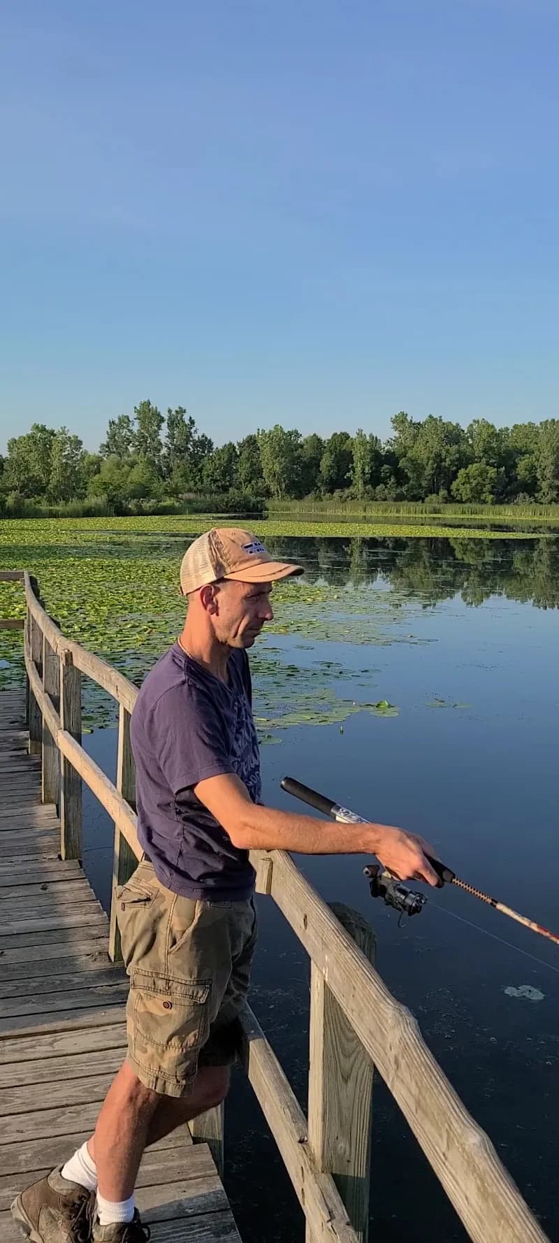 View of Crosswinds Marsh in Milford, MI